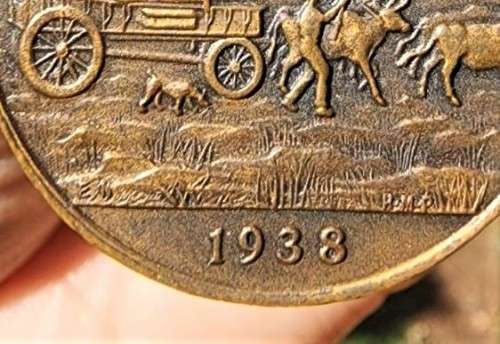 THE GREAT TREK CENTENARY (1838  1938) VOORTREKKERS BRONZE MEDALLION