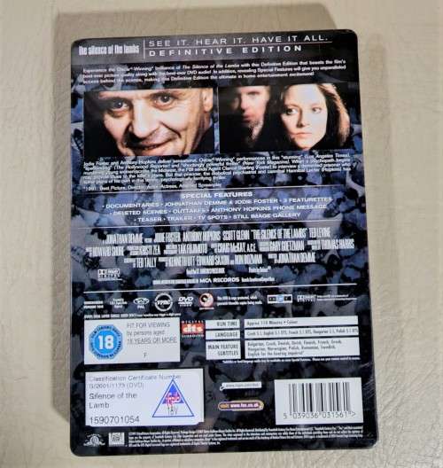 ACTION FIGHTING DRAMA AND MURDER! A LARGE GROUP OF 10 DVDS INCLUDES SILENCE OF LAMBS DEF ED