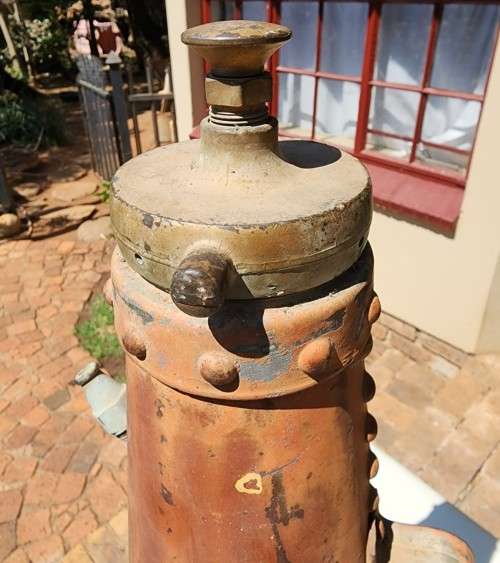 RARE 1951 CONICAL FIRE EXTINGUISHER FELTHAM ENGLAND