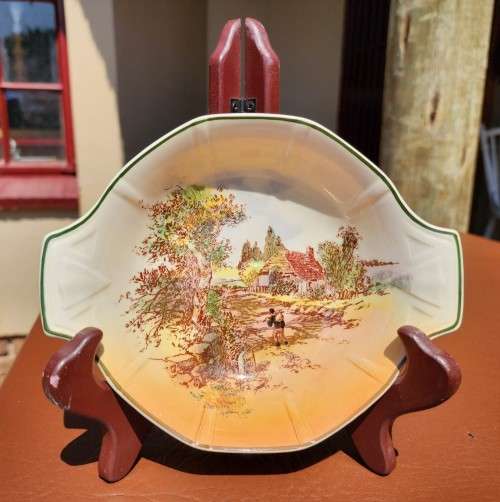 ROYAL DOULTON ONLY 40 MILES RUSTIC ENGLAND SERIES DISH FROM 1952 D6297