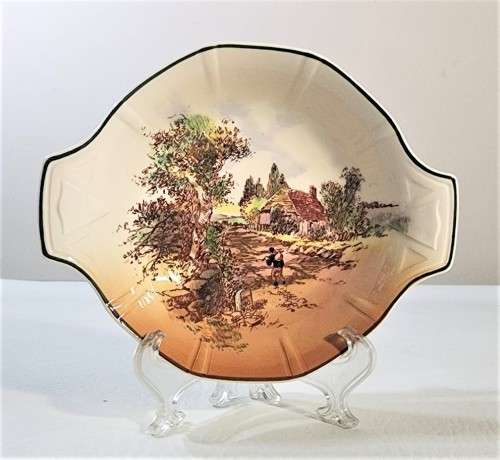 ROYAL DOULTON ONLY 40 MILES RUSTIC ENGLAND SERIES DISH FROM 1952 D6297