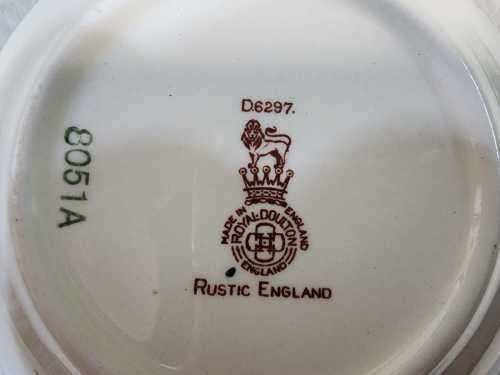 ROYAL DOULTON ONLY 40 MILES RUSTIC ENGLAND SERIES DISH FROM 1952 D6297