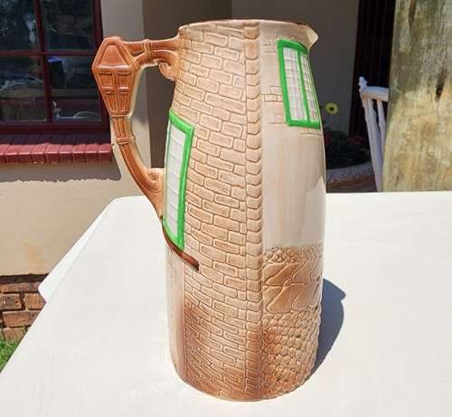 LARGE BURLEIGH WARE 1940S `SALLY IN OUR ALLEY` HAND PAINTED JUG