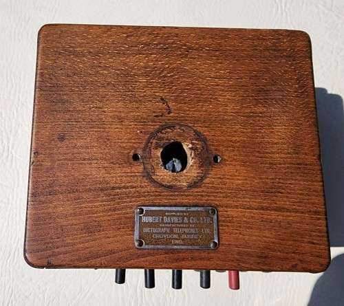 VINTAGE 1940S HUBERT DAVIES 6 LINE DICTOGRAPH MASTER STATION PHONE