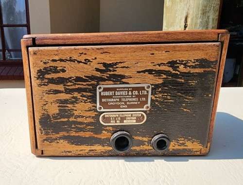 VINTAGE 1940S HUBERT DAVIES 6 LINE DICTOGRAPH MASTER STATION PHONE