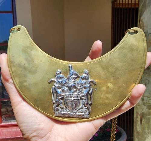 SOUTHERN RHODESIA 1970S INTERNAL AFFAIRS CHIEFS GORGET  1ST OF 3 ON AUCTION THIS WEEK