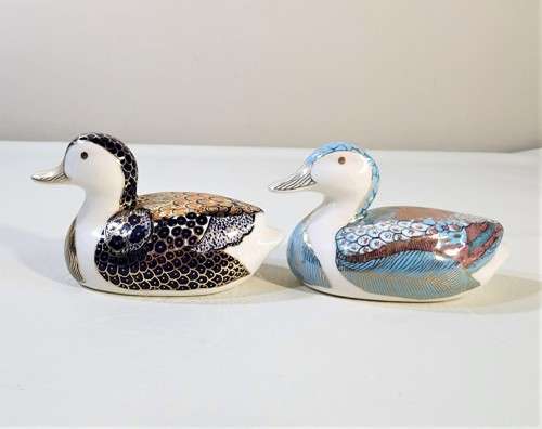 FAMILY OF FOUR PORCELAIN DUCKS - DESIGN ATTRIBUTED TO HAROLD PETER BIRCH (1931-2016) ZIMBABWE