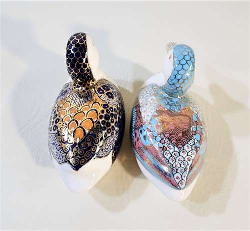 FAMILY OF FOUR PORCELAIN DUCKS - DESIGN ATTRIBUTED TO HAROLD PETER BIRCH (1931-2016) ZIMBABWE