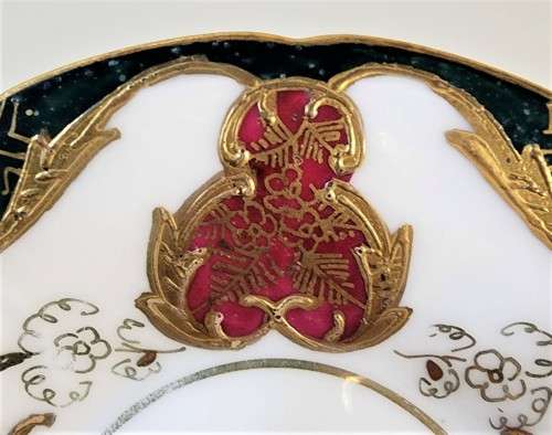 RARELY SEEN 1930S PFEIFFER & LOWENSTEIN IN SCHACKENWERTH AUSTRIA (PLS) DEMITASSE CUP AND SAUCER