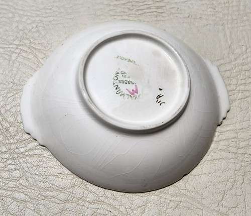 COLLECTABLE 1930S GRIMWADES ROYAL WINTON CHEADLE PATTERN CHINZ FLOWER HANDLED SWEETS BOWL