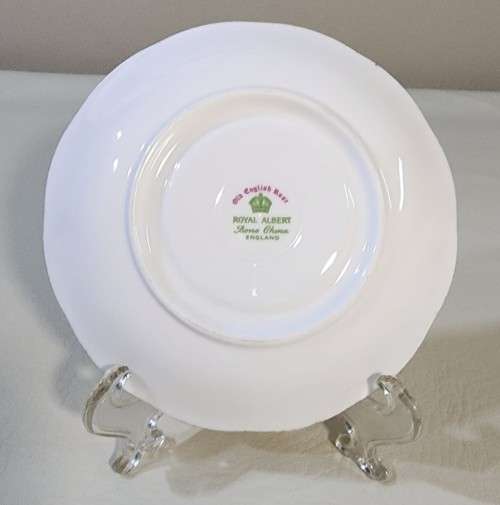 ROYAL ALBERT VINTAGE 1945-1970S OLD ENGLISH ROSE DISCONTINUED PATTERN CUP AND SAUCER DUO 2ND OF 2
