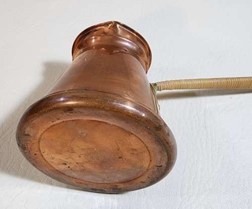 GERMAN MADE COPPER AND BRASS STOVETOP COFFEE POT (BRIKI, CEZVE)
