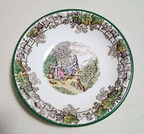 COPELAND SPODE BYRON PATTERN (1933-1969) HAND PAINTED SERVING BOWLS WITH STANDARD SHAPE