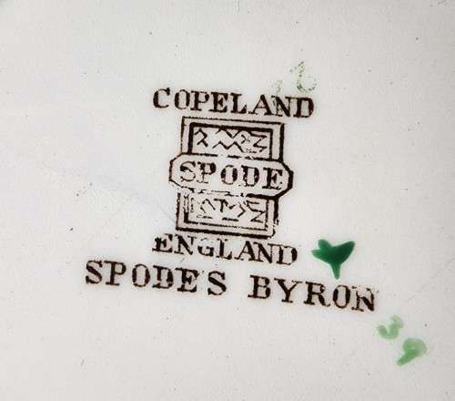 COPELAND SPODE BYRON PATTERN (1933-1969) HAND PAINTED SERVING BOWLS WITH STANDARD SHAPE