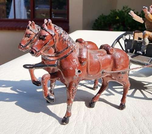 ANTIQUE (1910-1920) SIMON & ROVOLLET DEPOSE FRANCE WW1 HOWITZER LEAD CANNON - SHOOTS MATCHES!