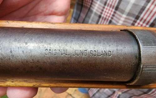 RARE 1950S JUNG ROLAND GERMAN 4.5MM BREAKBARREL SPRING PISTOL AIR RIFLE - ONLY MADE FOR 10 YEARS!