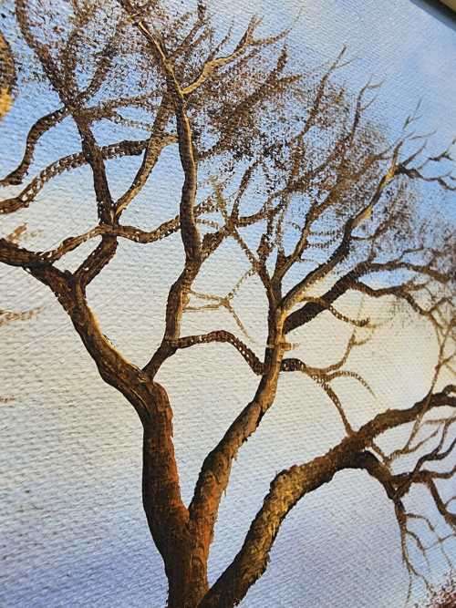 STOFPAD IN DIE VELD 1983 OIL ON CANVAS ON BOARD BY NICO COETZEE (SA ARTIST DECEASED) (70CM W 40CM H)