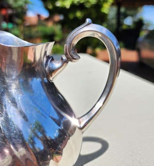 WMF GERMANY POST WAR ERA (1935-1965) NEUSILBER MILK PITCHER IN AMAZING CONDITION