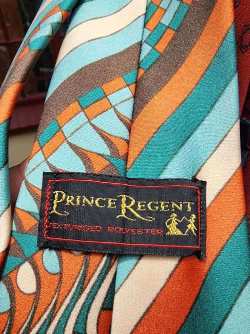 GROUP OF 20 VINTAGE NECK TIES  MANY EUROPEAN BRAND NAMES  MANY PURE SILK - WITH HANGER