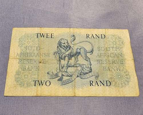 EARLY B SERIES (B42 943397) JAN VAN RIEBEECK SA 1961 R2 NOTE MH DE KOCK SIGNATURE ENG OVER AFR F