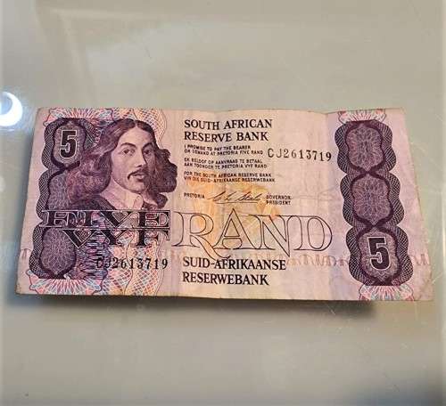 SEVEN OLD SA BANK NOTES FROM THE 2ND (1966-1977) AND 3RD (1978-1991) ISSUES - JAN VAN RIEBEECK