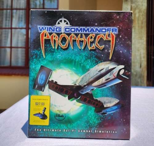 WING COMMANDER 5 PROPHECY PC GAME - ORIGINAL 1997 VERSION WITH BOOKLET AND ORIGINAL BOX