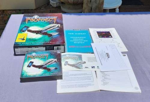WING COMMANDER 5 PROPHECY PC GAME - ORIGINAL 1997 VERSION WITH BOOKLET AND ORIGINAL BOX