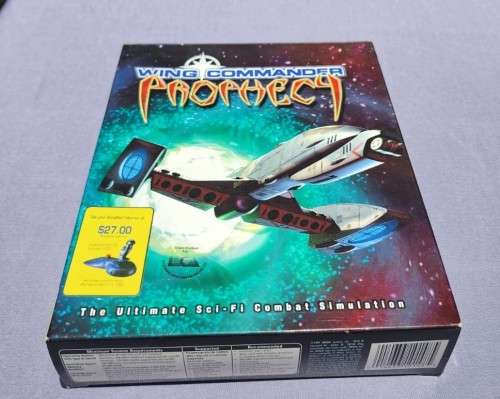 WING COMMANDER 5 PROPHECY PC GAME - ORIGINAL 1997 VERSION WITH BOOKLET AND ORIGINAL BOX