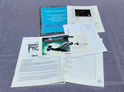 WING COMMANDER 5 PROPHECY PC GAME - ORIGINAL 1997 VERSION WITH BOOKLET AND ORIGINAL BOX