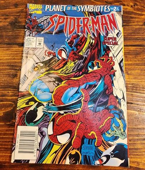 SPIDERMAN VOL 1 NO 6 COMIC FROM 1995  PLANET OF THE SYMBIOTES PART 2 OF 5
