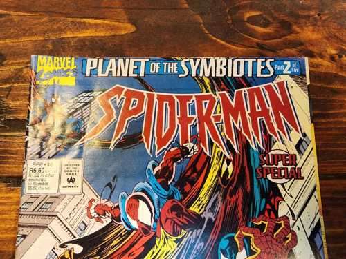 SPIDERMAN VOL 1 NO 6 COMIC FROM 1995  PLANET OF THE SYMBIOTES PART 2 OF 5
