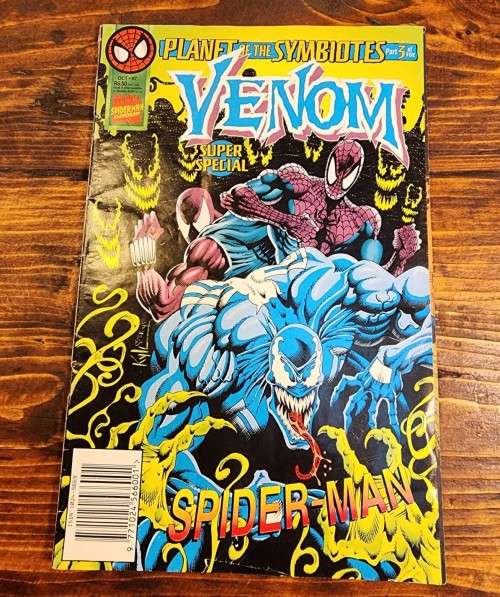 SPIDERMAN VOL 1 NO 7 COMIC FROM 1995  PLANET OF THE SYMBIOTES PART 3 OF 5 TITLED VENOM