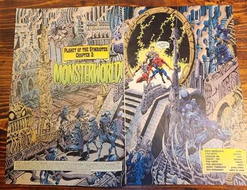 SPIDERMAN VOL 1 NO 7 COMIC FROM 1995  PLANET OF THE SYMBIOTES PART 3 OF 5 TITLED VENOM