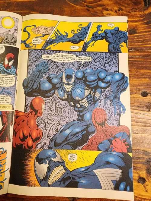SPIDERMAN VOL 1 NO 7 COMIC FROM 1995  PLANET OF THE SYMBIOTES PART 3 OF 5 TITLED VENOM