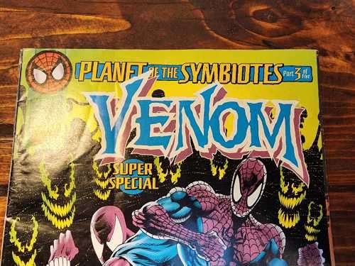 SPIDERMAN VOL 1 NO 7 COMIC FROM 1995  PLANET OF THE SYMBIOTES PART 3 OF 5 TITLED VENOM