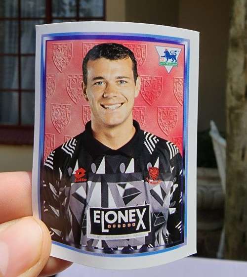 ENGLISH PREMIER LEAQUE 1998 STICKER COLLECTION WITH TEDDY SHERINGHAM AND MARK HUGHES