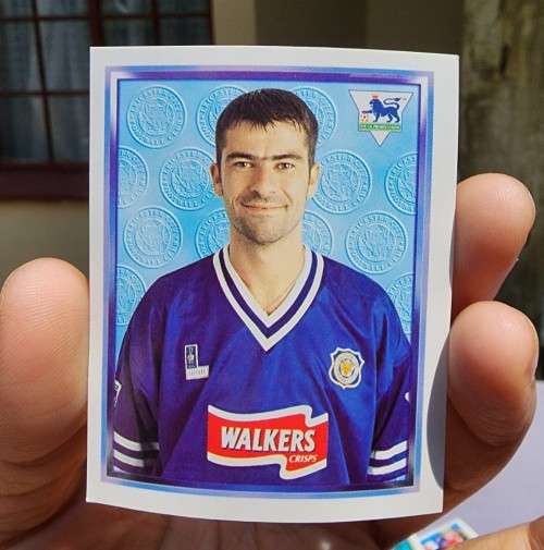 ENGLISH PREMIER LEAQUE 1998 STICKER COLLECTION WITH TEDDY SHERINGHAM AND MARK HUGHES