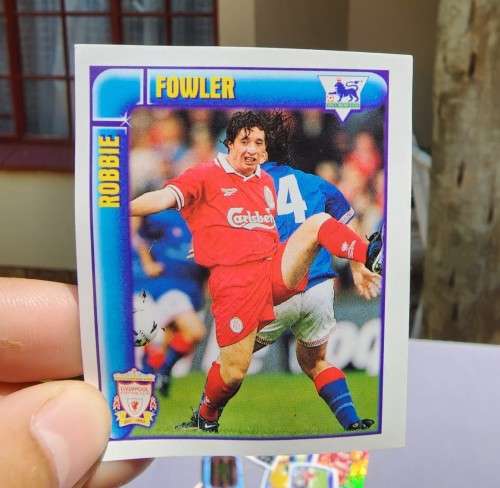 ENGLISH PREMIER LEAQUE 1998 STICKER COLLECTION WITH TEDDY SHERINGHAM AND MARK HUGHES