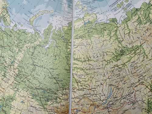 MAPS OF COUNTRIES GONE IN A FIRST EDITION 1962 READERS DIGEST GREAT WORLD HARDCOVER ATLAS