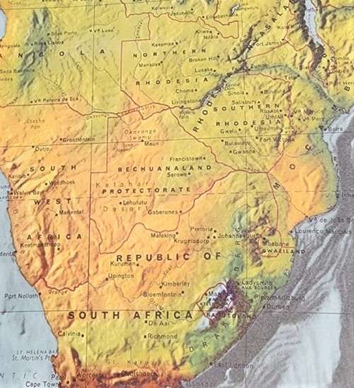 MAPS OF COUNTRIES GONE IN A FIRST EDITION 1962 READERS DIGEST GREAT WORLD HARDCOVER ATLAS
