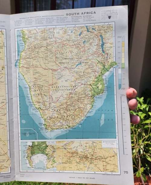 MAPS OF COUNTRIES GONE IN A FIRST EDITION 1962 READERS DIGEST GREAT WORLD HARDCOVER ATLAS