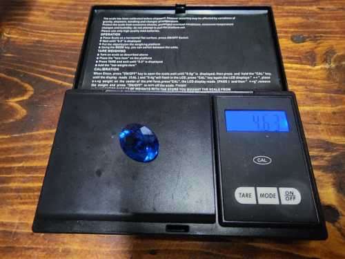 GORGEOUS LARGE 23,15CT LONDON BLUE TOPAZ GEMSTONE WITH BEAUTIFUL OVAL CUT  NATURAL GEMSTONE HEATED