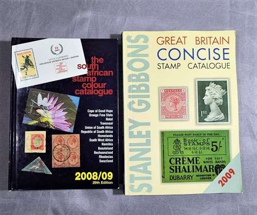 SA 2009 STAMP COLOUR CATALOQUE PLUS STANLEY GIBBONS 2009 CONCISE STAMP CATALOQUE OF GREAT BRITAIN