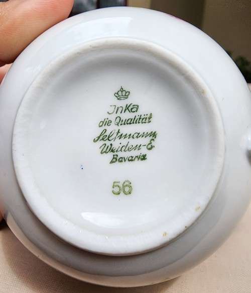 RARE SELTMANN WEIDEN ERBENHOF BAVARIA GERMANY INKA QUALITATS 23 PIECE TEASET