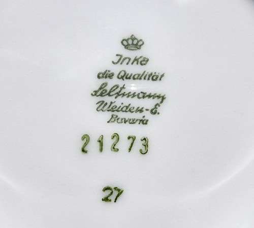 RARE SELTMANN WEIDEN ERBENHOF BAVARIA GERMANY INKA QUALITATS 23 PIECE TEASET