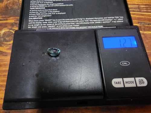GREEN BLUE SAPPHIRE GEMSTONE LARGE OVAL CUT 6,35CT SONGEA (TANZANIA) NATURAL GEMSTONE HEAT TREATE