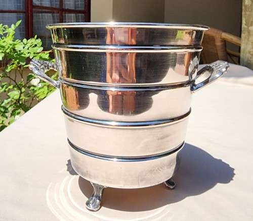 VINTAGE (1970S) EMESS SILVERPLATED CHAMPAGNE OR WINE COOLER