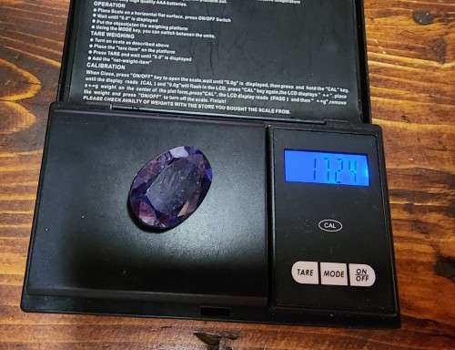 HUGE 86,20CT INDIAN DARK BLUE SAPPHIRE GEMSTONE  COLOR ENHANCED