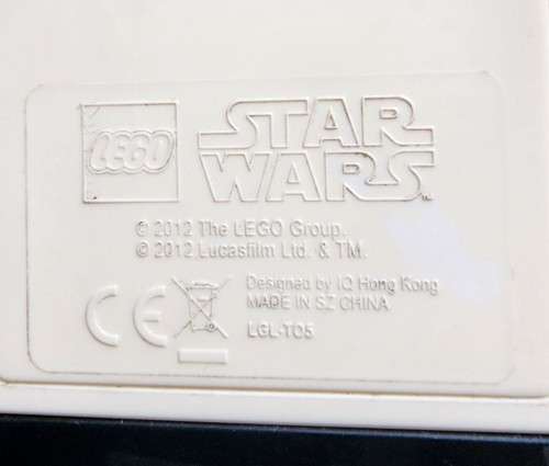 LEGO 2012 STAR WARS STORMTROOPER LARGE 20CM HIGH LED TORCH