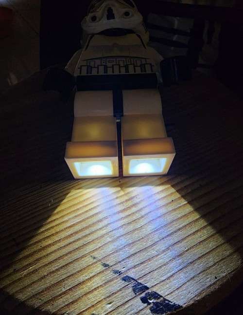 LEGO 2012 STAR WARS STORMTROOPER LARGE 20CM HIGH LED TORCH